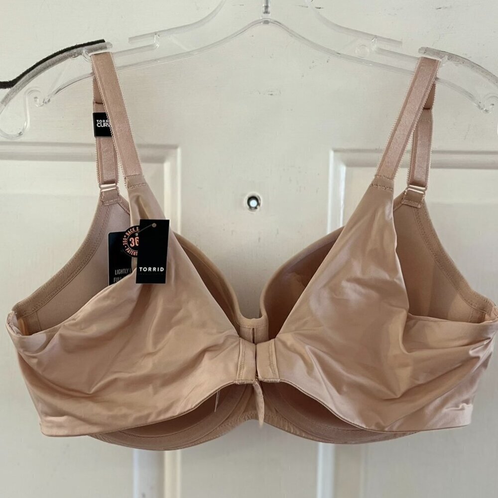 Torrid Curve Plus-Size Full Coverage Balconette Under-Wire Padded Bra Sz 42D - Picture 7 of 10